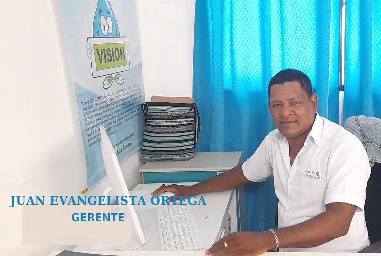 Juan Evangelista Ortega Diaz Gerente Aguas de Pinillos