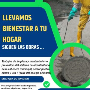 AVANZAN LAS OBRAS: Llevamos bienestar a su hogar