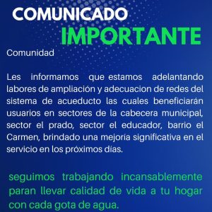 JUNIO 2024: COMUNICADO IMPORTANTE